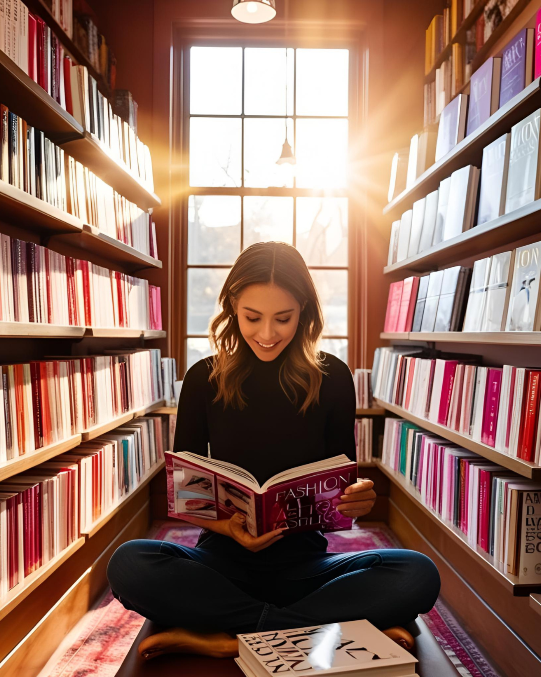 Leitura de livros de moda