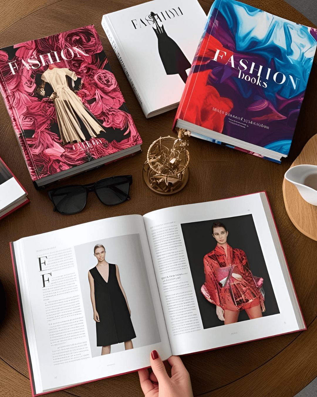 Livros e leituras academicas de moda